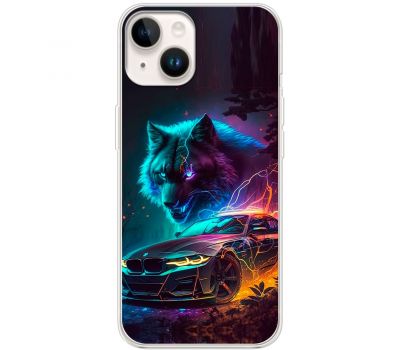 Чохол для iPhone 14 MixCase машини bmw вовк