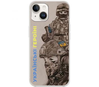 Чохол для iPhone 15 MixCase патріотичні українські герої