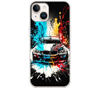 Чохол для iPhone 14 Plus MixCase машини mix color bmw