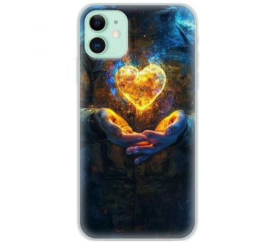 Чохол для iPhone 11 MixCase асорті Серце в долонях