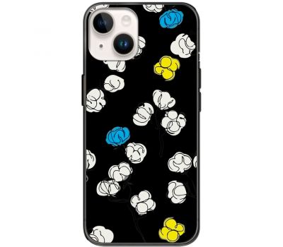 Чохол для iPhone 14 MixCase патріотичні квіти бавовни