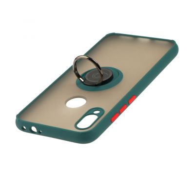 Чохол для Xiaomi Redmi Note 7 / 7 Pro LikGus Edging Ring оливковий 3464659