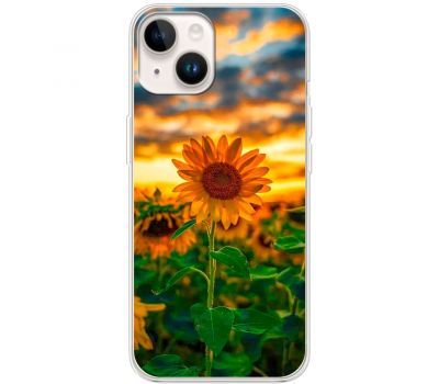 Чохол для iPhone 15 MixCase осінь поле соняшників