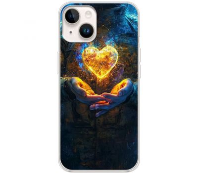 Чохол для iPhone 13 MixCase асорті Серце в долонях