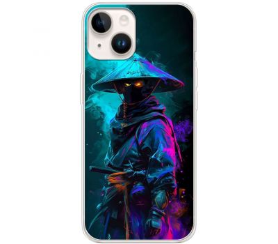 Чохол з аніме для iPhone 14 Mixcase темний самурай