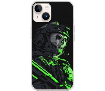 Чохол з аніме для iPhone 14 Mixcase скелет воїн