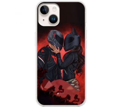 Чохол для iPhone 14 MixCase асорті закохані в байк