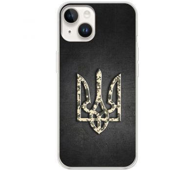 Чохол для iPhone 15 MixCase патріотичні герб піксель