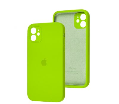 Чохол для iPhone 11 Square Full camera lime green