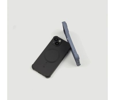 Чохол для iPhone 15 WAVE Silk Touch WXD MagSafe gray 3464995