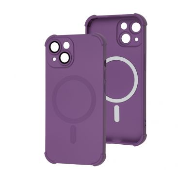 Чохол для iPhone 15 WAVE Silk Touch WXD MagSafe purple