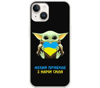 Чохол для iPhone 14 MixCase мультики Yoda from Ukraine