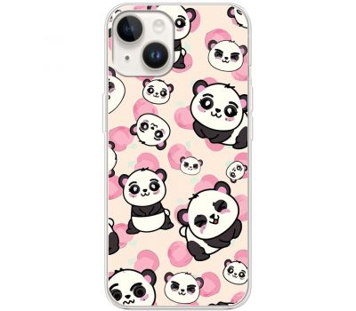 Чохол для iPhone 13 MixCase мультики panda love