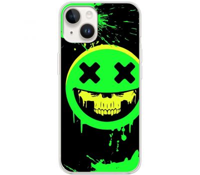 Чохол для iPhone 15 MixCase тварини green smiley