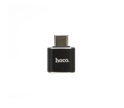 Перехідник Hoco UA5 Type-C to USB чорний 3465216