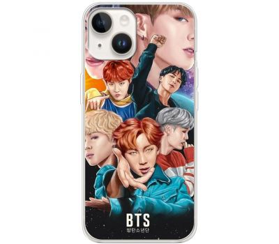 Чохол для iPhone 14 Plus MixCase BTS у космосі