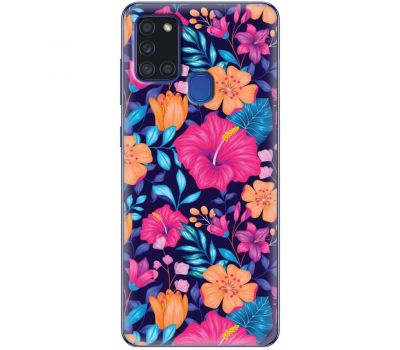 Чохол для iPhone 15 MixCase квіти яскраві