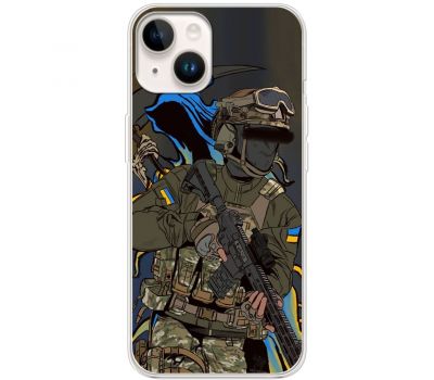 Чохол для iPhone 15 MixCase патріотичні військовий