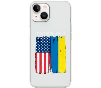 Чохол для iPhone 15 MixCase патріотичні прапори