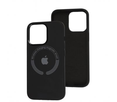 Чохол для iPhone 13 Pro Metal Camera MagSafe Silicone black