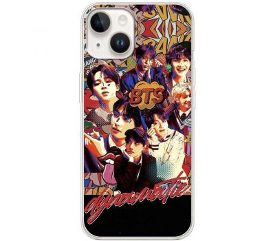 Чохол для iPhone 14 MixCase BTS комікс