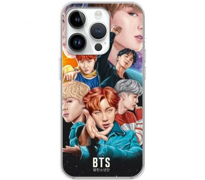 Чохол для iPhone 15 Pro MixCase BTS у космосі