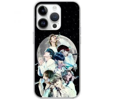 Чохол для iPhone 15 Pro MixCase BTS на місяць