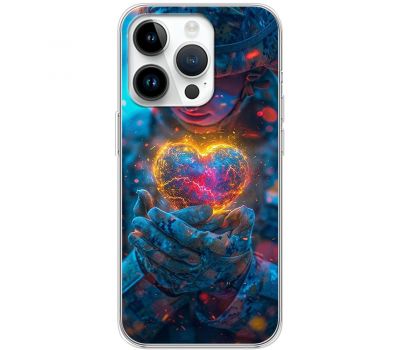 Чохол для iPhone 15 Pro MixCase асорті тепло Серця