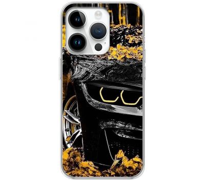 Чохол для iPhone 15 Pro MixCase асорті авто в жовтому листі