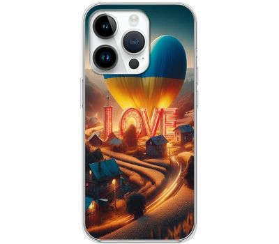 Чохол для iPhone 15 Pro MixCase асорті Серце LOVE