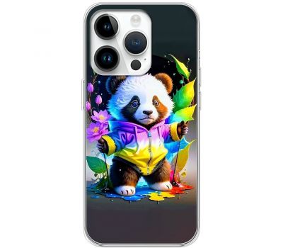 Чохол для iPhone 15 Pro MixCase асорті маленька панда