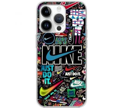 Чохол для iPhone 15 Pro MixCase лого найк mix