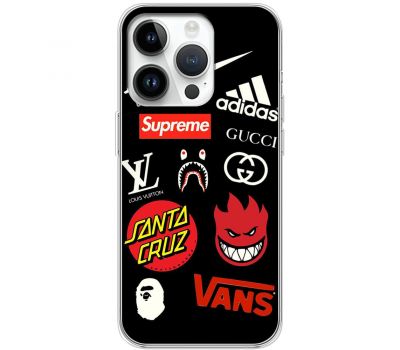 Чохол для iPhone 15 Pro MixCase лого logos