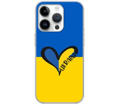 Чохол для iPhone 15 Pro MixCase патріотичні Ukraine