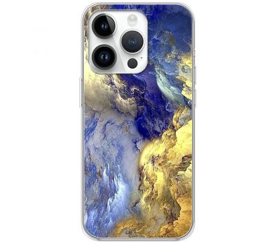 Чохол для iPhone 15 Pro MixCase патріотичні жовта блакить