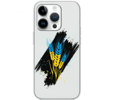 Чохол для iPhone 15 Pro MixCase патріотичні пшениця