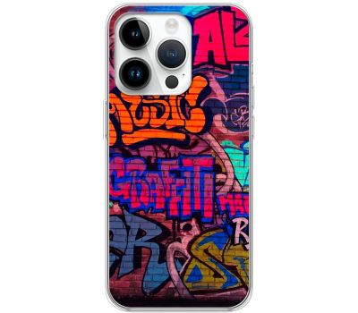 Чохол для iPhone 15 Pro MixCase графіті graffiti