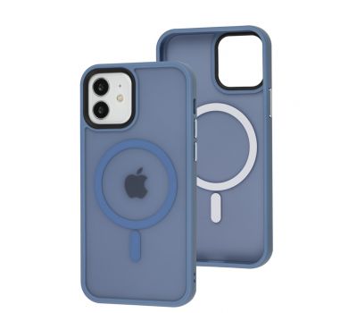 Чохол для iPhone 12 / 12 Pro WAVE Matte Insane MagSafe sierra blue
