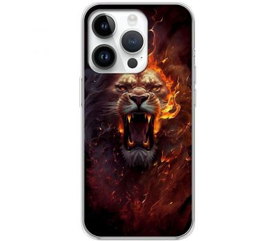 Чохол для iPhone 15 Pro MixCase тварини lion
