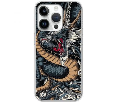 Чохол для iPhone 15 Pro MixCase тварини dragon