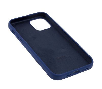 Чохол для iPhone 12/12 Pro Square Full silicone синій / deep navy 3466882