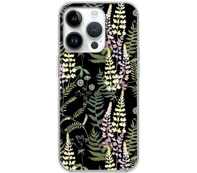 Чохол для iPhone 15 Pro MixCase квіти польові