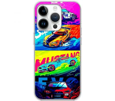 Чохол для iPhone 15 Pro MixCase машини mix car