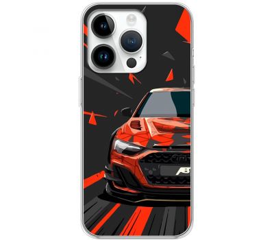 Чохол для iPhone 15 Pro MixCase машини червона car