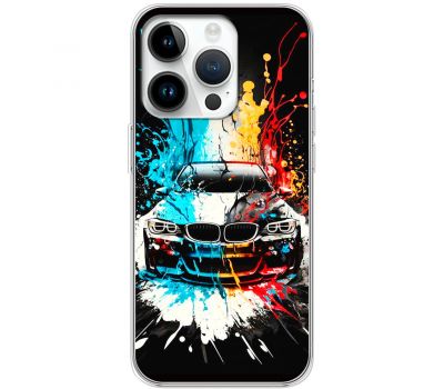 Чохол для iPhone 15 Pro MixCase машини mix color bmw