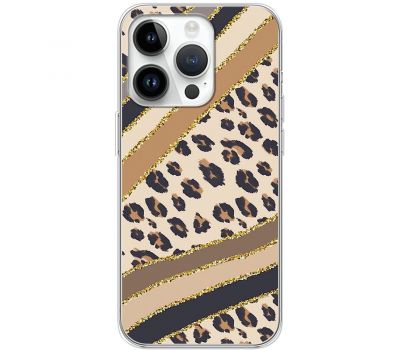 Чохол для iPhone 15 Pro MixCase Леопард палітра