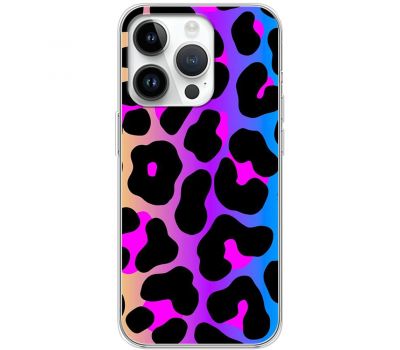 Чохол для iPhone 15 Pro MixCase Леопард неон