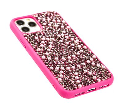 Чохол для iPhone 11 Pro Bling World Ornament Pearl Diamonds рожевий 3467632