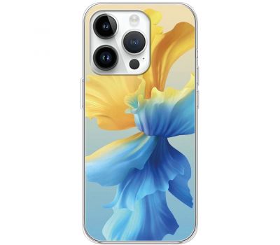 Чохол для iPhone 15 Pro MixCase патріотичні квітка України