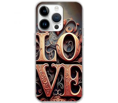 Чохол для iPhone 15 Pro MixCase асорті LOVE